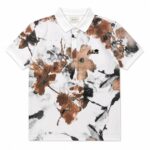 FLORAL PRINTED POLO T-SHIRTS